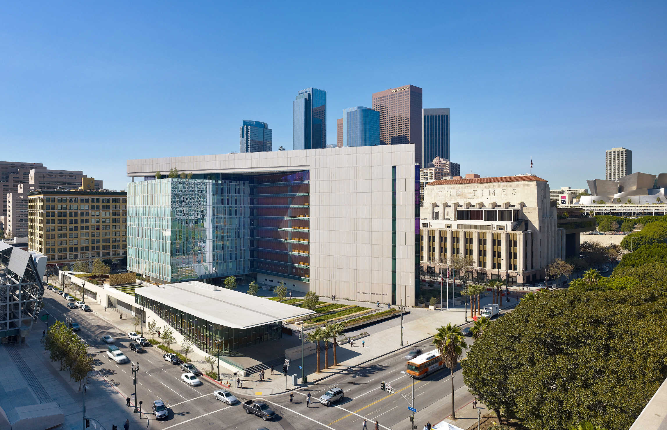 Headquarters of the Los Angeles Police Department